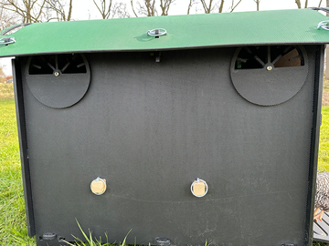 Kunststof Nestera Kippenhok - Medium House Grondmodel ventilatie