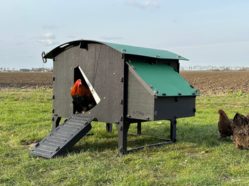 Kunststof Nestera Kippenhok -Lodge Large Op Pootjes