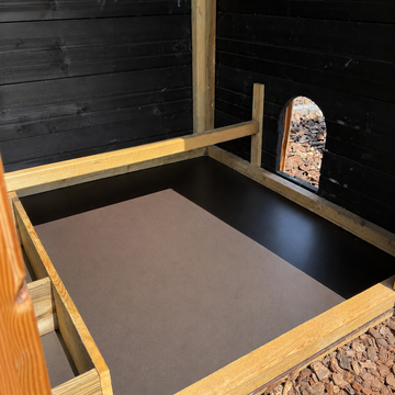 Betonplex bodem Voldux Kippenhok