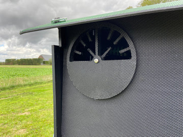 Kunststof Nestera Kippenhok - Large Penthouse Verhoogd met ren ventilatie