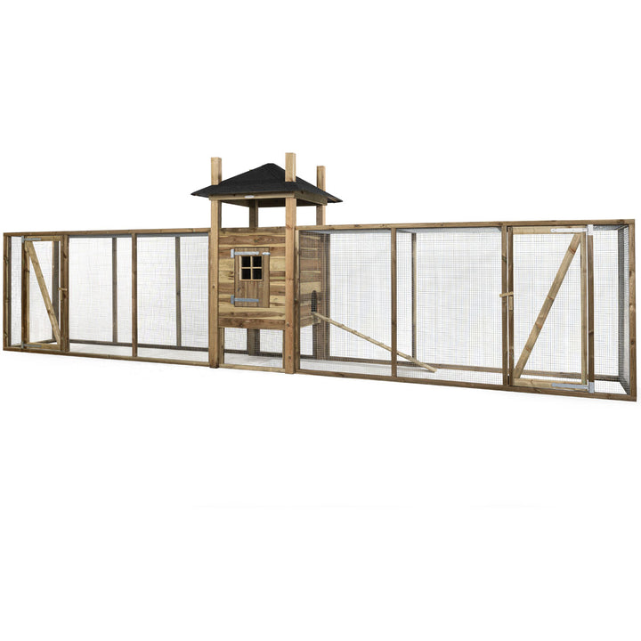Houten Kippenhok Hooiberg Fien XXL - VOLDUX