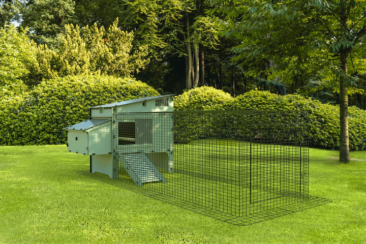 Kunststof Kippenhok - Nestera Aspen 6 | Met 3 meter ren