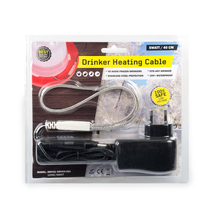 Drinkbakverwarmer - Kabel - 12V