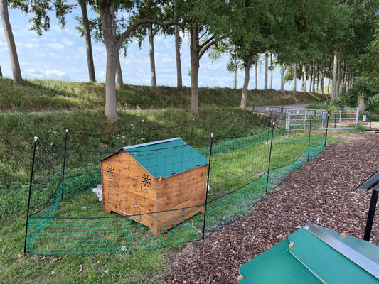 Kippennet - omheining 21 meter