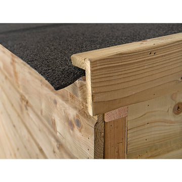 Houten Schuilstal Lente | Voldux dak