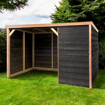 Houten Douglas Schuilstal November | Voldux in tuin