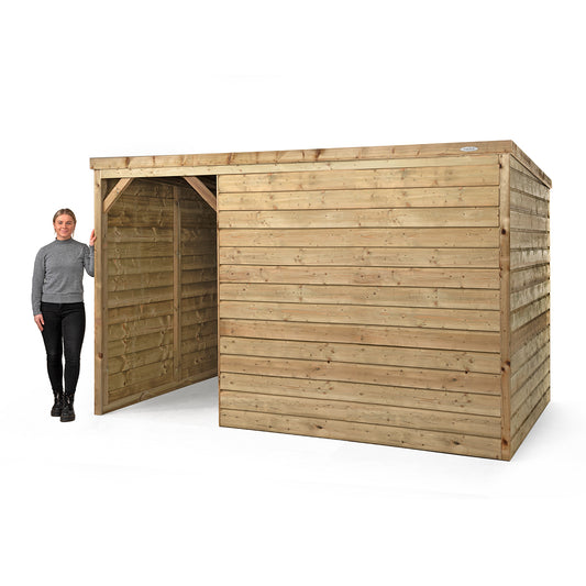 Houten Schuilstal Winter | Voldux grootte 