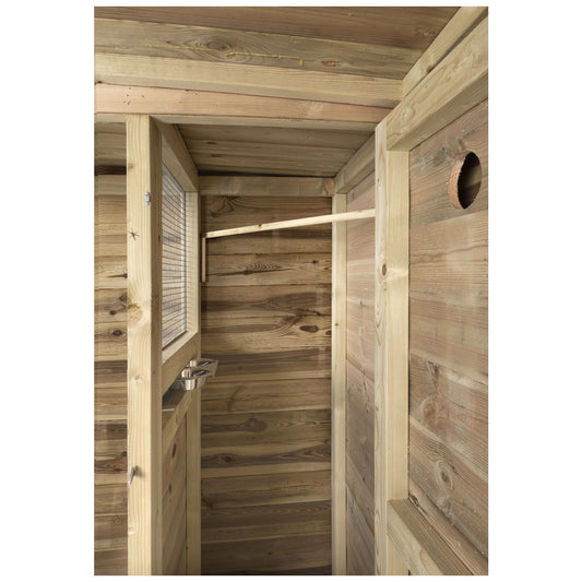 Volière Toon | Geïmpregneerd hout |  Met sluis | Voldux