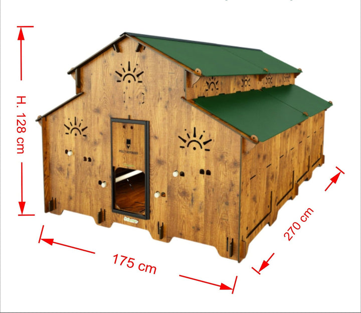 Trespa Kippenhok | Farm Plus 2 delen | Cucciolotta