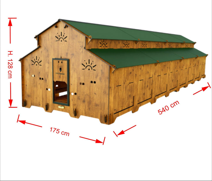 Trespa Kippenhok | Farm Plus 4 delen | Cucciolotta